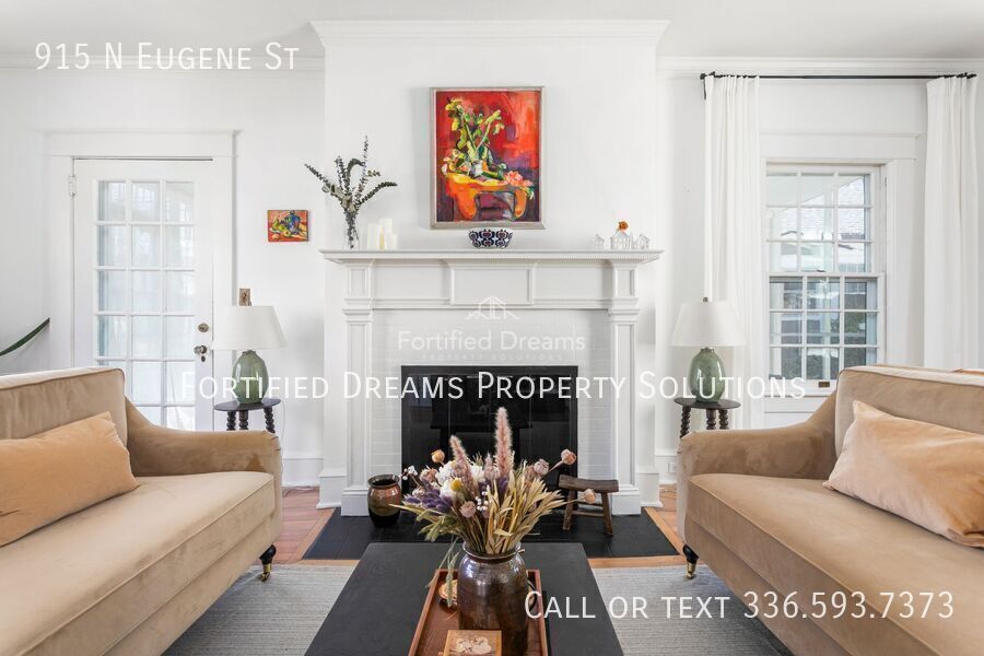 The Greensboro Gallery House w/ Private Office + Sauna | Walkable Fisher Park | Turnkey Luxury Living property image