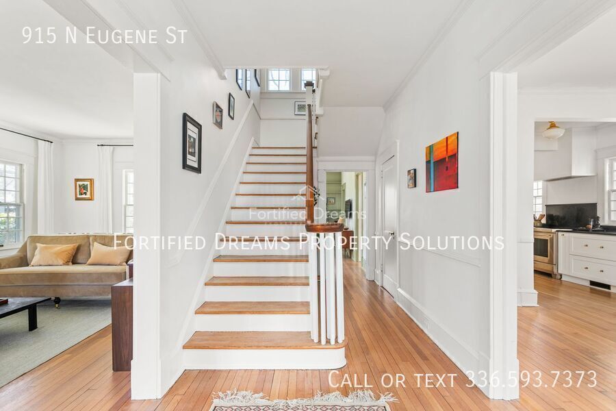The Greensboro Gallery House w/ Private Office + Sauna | Walkable Fisher Park | Turnkey Luxury Living property image