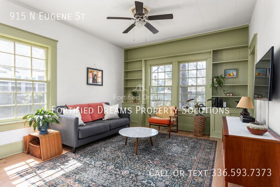The Greensboro Gallery House w/ Private Office + Sauna | Walkable Fisher Park | Turnkey Luxury Living property image