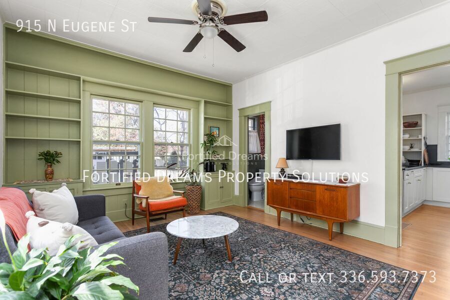 The Greensboro Gallery House w/ Private Office + Sauna | Walkable Fisher Park | Turnkey Luxury Living property image