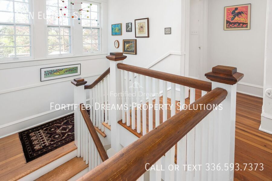 The Greensboro Gallery House w/ Private Office + Sauna | Walkable Fisher Park | Turnkey Luxury Living property image