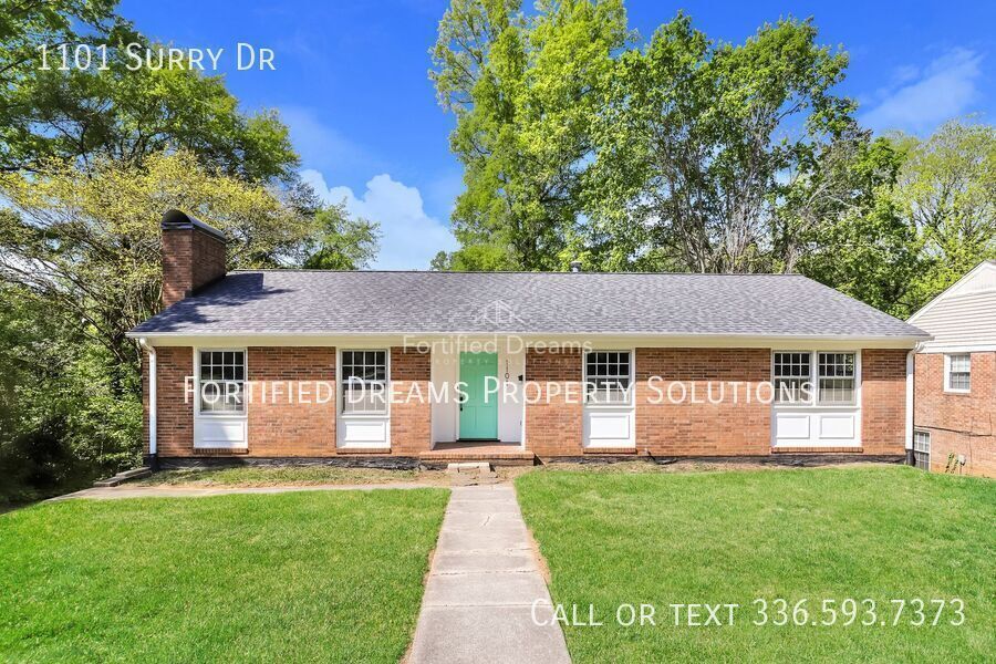 Available August 10: 3 Bed / 3 Bath Brick Ranch on Surry Dr, Guilford Hills, Large Basement & 2 Bonus Rooms property image