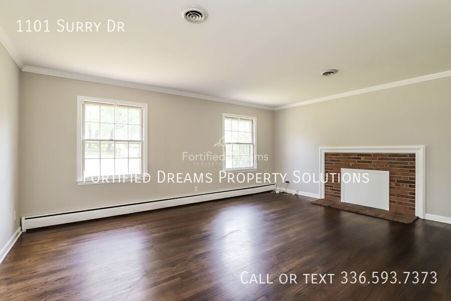 Available August 10: 3 Bed / 3 Bath Brick Ranch on Surry Dr, Guilford Hills, Large Basement & 2 Bonus Rooms property image