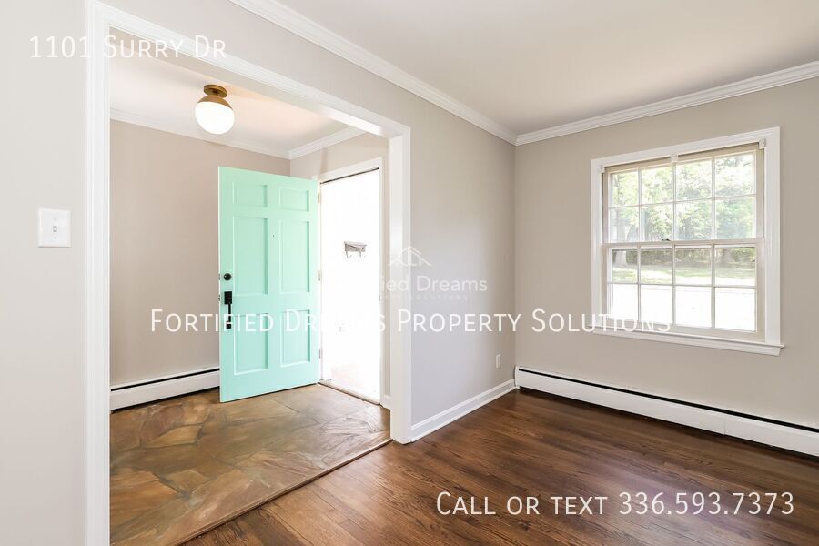 Available August 10: 3 Bed / 3 Bath Brick Ranch on Surry Dr, Guilford Hills, Large Basement & 2 Bonus Rooms property image