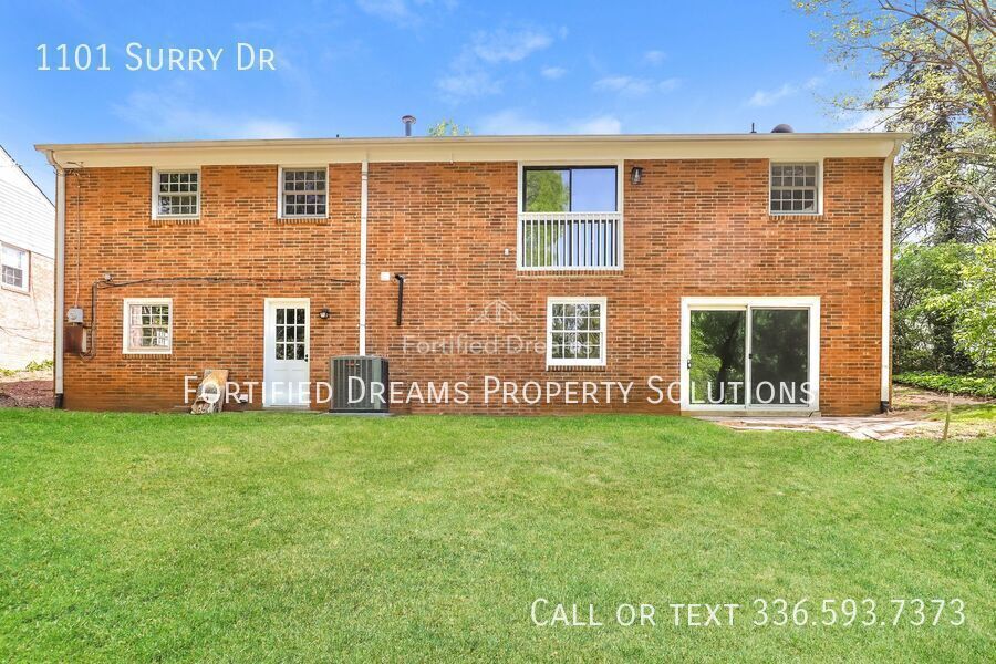 Available August 10: 3 Bed / 3 Bath Brick Ranch on Surry Dr, Guilford Hills, Large Basement & 2 Bonus Rooms property image