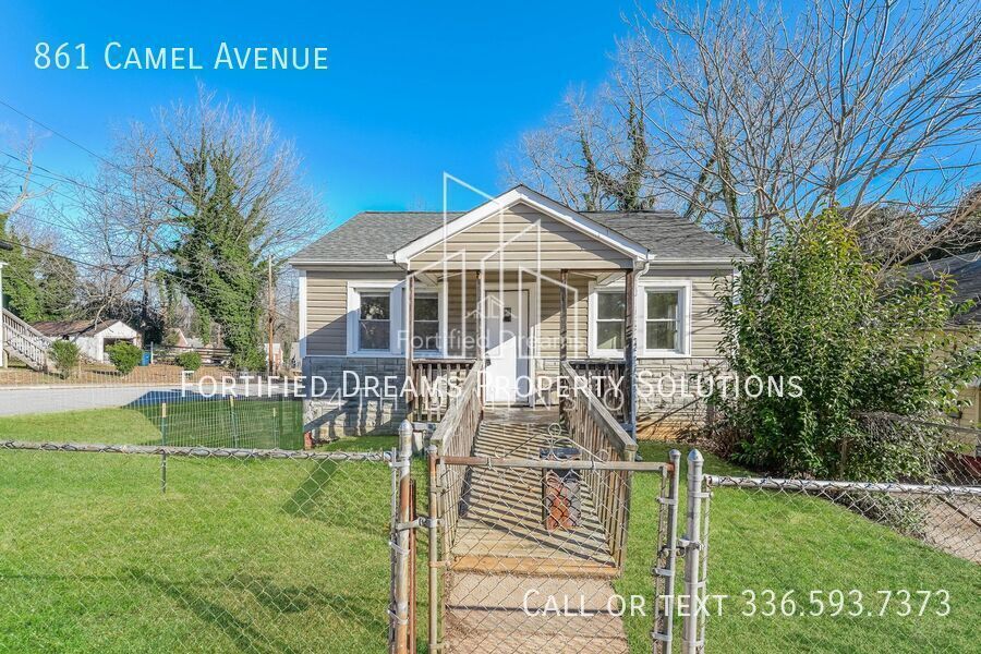 861 Camel Avenue, Winston-Salem, NC — 2BR / 1BA property image