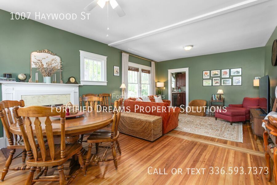Charming Furnished Craftsman Bungalow, Rocking-Chair Porch, Near Downtown Greensboro & UNCG property image