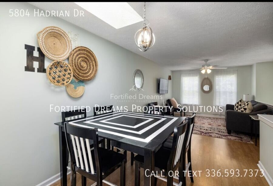 Spacious 5-Bedroom Rental on a Quiet fenced yard – 5804 Hadrian Drive, Durham, NC property image