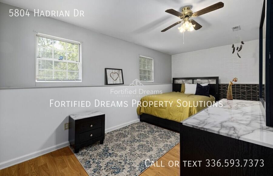 Spacious 5-Bedroom Rental on a Quiet fenced yard – 5804 Hadrian Drive, Durham, NC property image