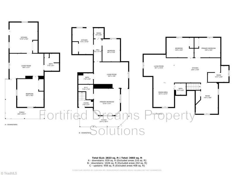 Newly renovated 2 bedroom 1 bath apartment in Reidsville property image